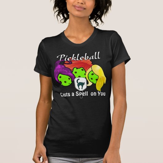 Pickleball Sister Witches Halloween T-shirt (Voorkant)