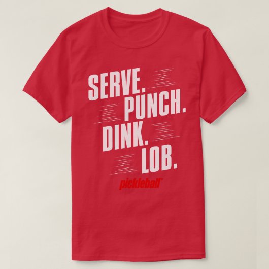 pickleball slang t-shirt (Design voorkant)
