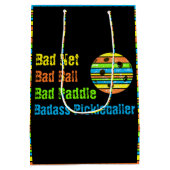 Pickleball - Slecht Net, Slechte Bal, Slechte Padd Medium Cadeauzakje (Achterkant)