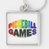 Pickleball Sleutelhanger (Voorkant)
