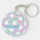 Pickleball Sleutelhanger (Achterkant)