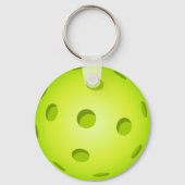 Pickleball Sleutelhanger - groen (Voorkant)