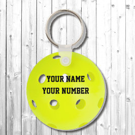 Pickleball-Sleutelhanger-ID Label-JOUW NAAM en -nu Sleutelhanger