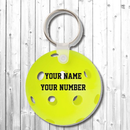 Pickleball-Sleutelhanger-ID Label-JOUW NAAM en -nu Sleutelhanger