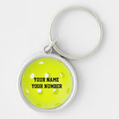 Pickleball-Sleutelhanger-ID Label-JOUW NAAM en -nu Sleutelhanger (Voorkant)