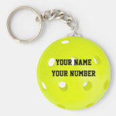 Pickleball-Sleutelhanger-ID Label-JOUW NAAM en -nu Sleutelhanger (Voorkant)