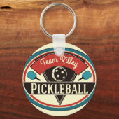 Pickleball-Sleutelhanger -  ontwerp Sleutelhanger (Voorkant)