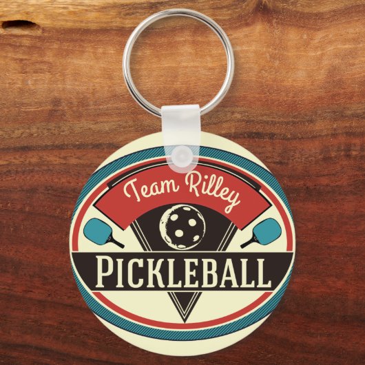 Pickleball-Sleutelhanger -  ontwerp Sleutelhanger (Voorkant)