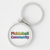 Pickleball-sleutelhanger Sleutelhanger (Voorkant)