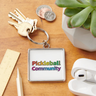 Pickleball-sleutelhanger Sleutelhanger