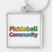 Pickleball-sleutelhanger Sleutelhanger (Voorkant)