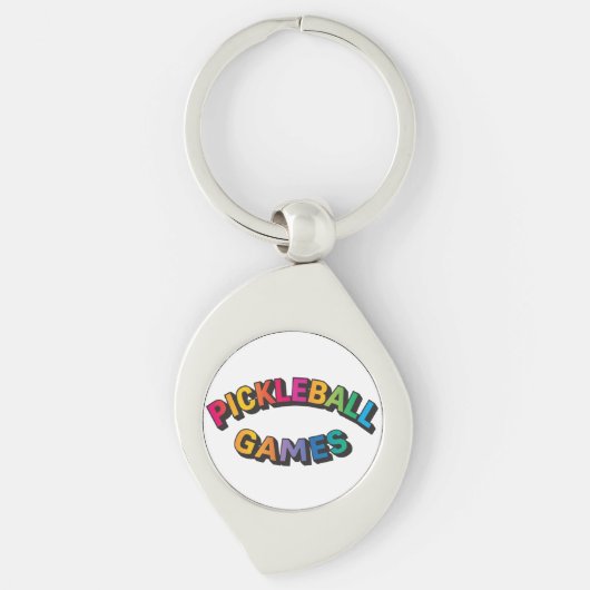 Pickleball-sleutelhanger Sleutelhanger (Voorkant)