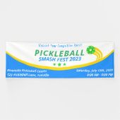 Pickleball Smash Toernooi Aangepast Spandoek (Horizontaal)