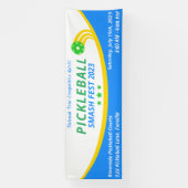 Pickleball Smash Toernooi Aangepast Spandoek (Verticaal)