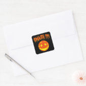 Pickleball Smash Vierkante Sticker (Envelop)