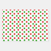 Pickleball Sneeuwballen Ornamenten & peddels Rood Inpakpapier Vel (Voorkant 2)