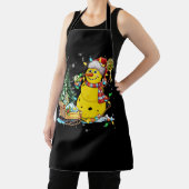 Pickleball Sneeuwman Santa Hat Lights Christmas Pi Schort (Insitu)