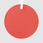 Pickleball Snowman Custom Vakantie Acryl Ornament (achterkant)