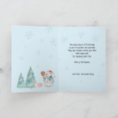 Pickleball Snowmen, kleine kerstKaart Kaart (Binnen)