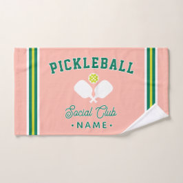 Pickleball Social Club, Aangepaste Naam Sporten Handdoek