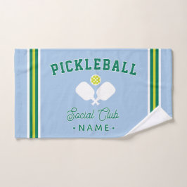 Pickleball Social Club, Aangepaste Naam Sporten Handdoek