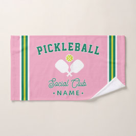 Pickleball Social Club, Aangepaste Naam Sporten Handdoek