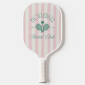 Pickleball Social Club Old Money Esthetische Paddl Pickleball Paddle (Voorkant)