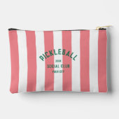 Pickleball Social Club Pink Cabana Stripe Etui (Achterkant)