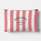 Pickleball Social Club Pink Cabana Stripe Etui (Voorkant)