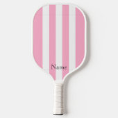 Pickleball Social Club Pink Stripes Retro Pickleball Paddle (Achterkant)