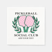 Pickleball Social Club Servet (Voorkant)