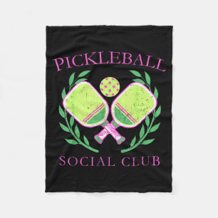 Pickleball Sociale Club Enthousiastelingen _ Pret Fleece Deken