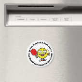 Pickleball Soft Serve Funny Gezegde Cartoon Magneet (Insitu (Vaatwasser))