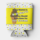 Pickleball Soft Serve, ga naar Ice Cream in plaats Blikjeskoeler (Voorkant)