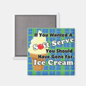 Pickleball Soft Serve? Ga naar Ice Cream in plaats Magneet (Voorkant / Achterkant)