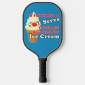 Pickleball Soft Serve? Ga naar Ice Cream in plaats Pickleball Paddle (Voorkant)