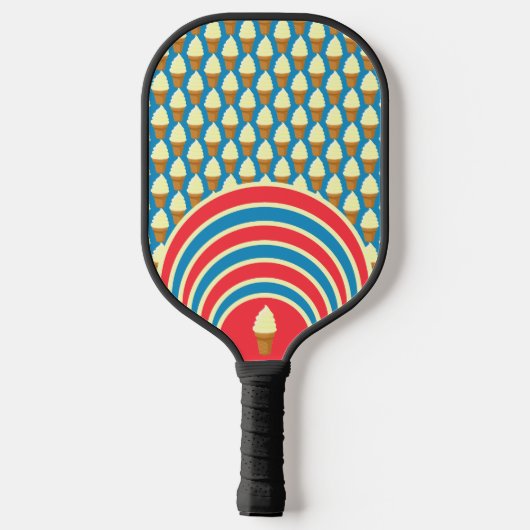 Pickleball Soft Serve? Ga naar Ice Cream in plaats Pickleball Paddle (Achterkant)