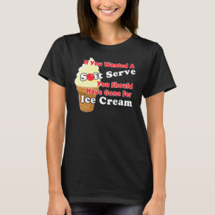Pickleball Soft Serve, ga naar Ice Cream in plaats T-shirt