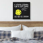 Pickleball Soft Serve Get Ice Cream Pickle Ball Me Canvas Afdruk (Insitu (Slaapkamer))