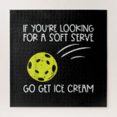 Pickleball Soft Serve Get Ice Cream Pickle Ball Me Legpuzzel (Verticaal)