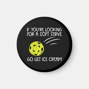 Pickleball Soft Serve Get Ice Cream Pickle Ball Me Magneet