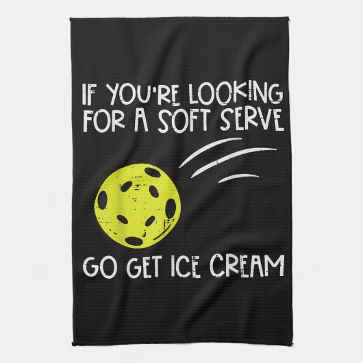 Pickleball Soft Serve Get Ice Cream Pickle Ball Me Theedoek (Verticaal)