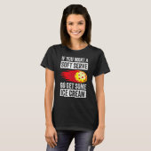 Pickleball Soft Serve Ice Cream Pickleball T-shirt (Voorkant volledig)