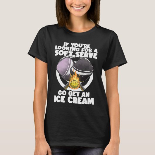 Pickleball Soft Serve Pickleballer Lucky Pickleba T-shirt (Voorkant)