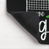 Pickleball soort grote dille grappige pickle bal v muismat (Hoek)