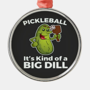 Pickleball Soort van een Grote Deal Metalen Ornament