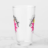 Pickleball Speciaal Dinker - Roze cocktail Glas (Rechts)