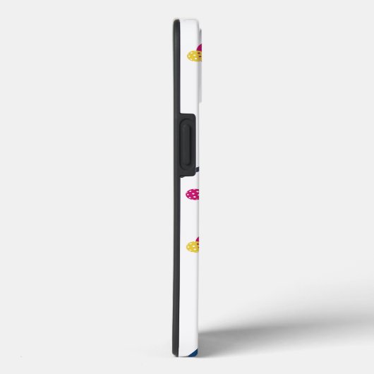 Pickleball Speciaal Monogram Blauw Groen Roze Case-Mate iPhone Case (Achterkant / Rechts)