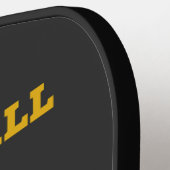 Pickleball Speedball speler met snelheid Paddle (Links Detail)