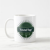Pickleball-speelgoedkoffie of Tea Modern Retro Koffiemok (Links)